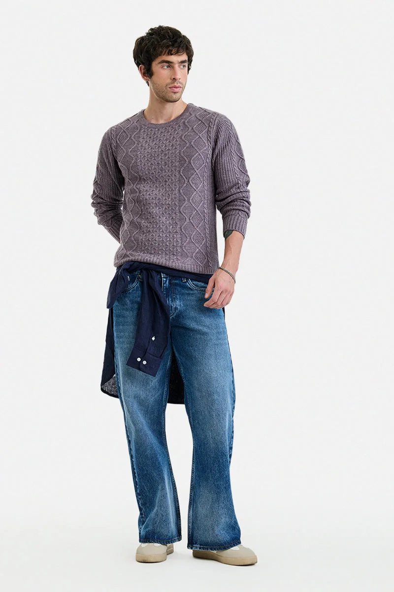 سنيتش Flared Fit Denim Jeans